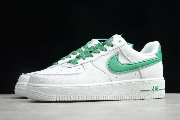 2020 Latest Nike Air Force 1'07 White Green CU9225 800 - Image 2