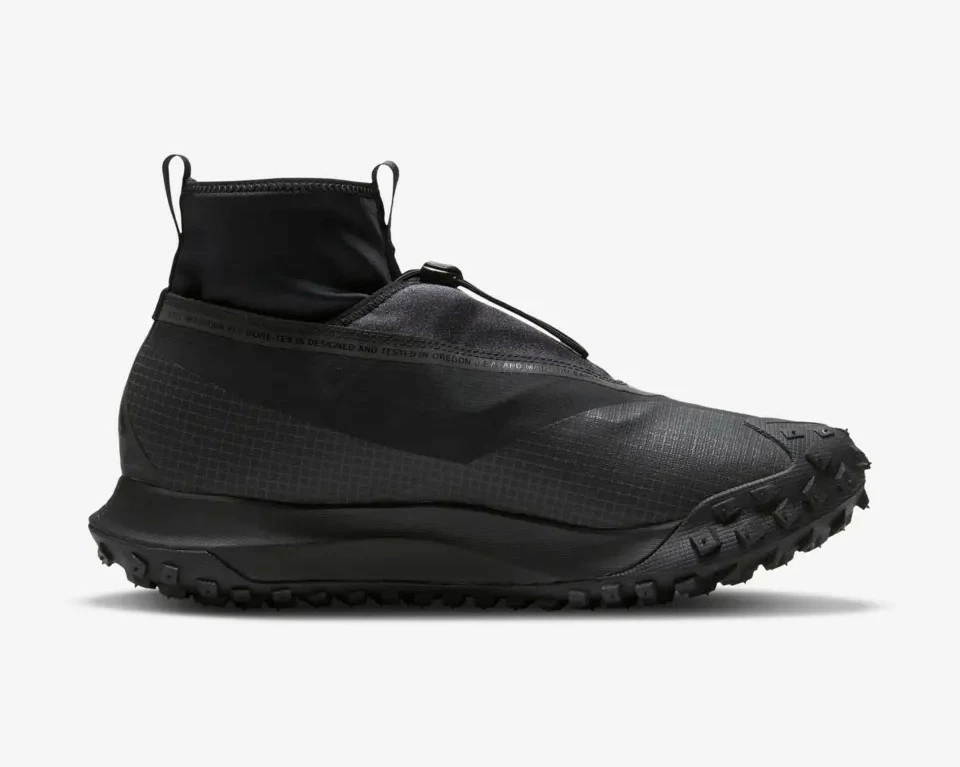 Nike ACG Mountain Fly Gore-Tex Black Dark Grey Shoes CT2904-002 - Image 2