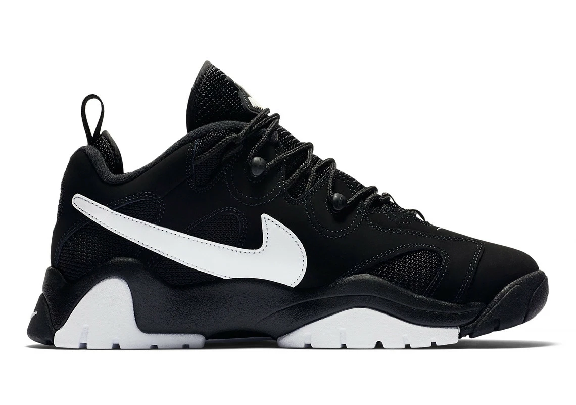 Nike Air Barrage Low USA Black Summit White Basketball Shoes CD7510-001 - Image 2