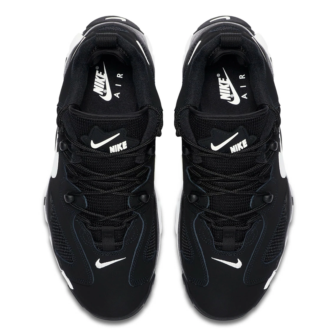 Nike Air Barrage Low USA Black Summit White Basketball Shoes CD7510-001 - Image 3