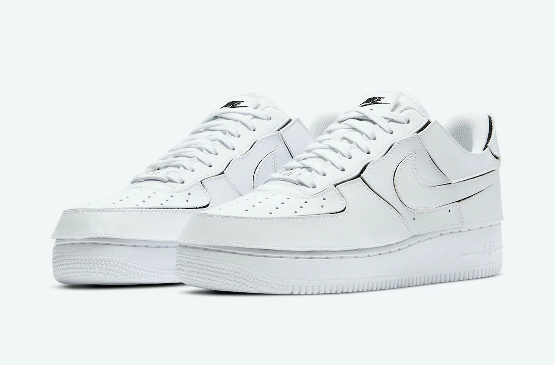 Nike Air Force 1/1 Cosmic Clay White Black Shoes CZ5093-100