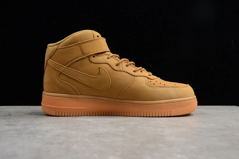 Nike Air Force 1'07 High LV8 Wheat Flax Brown Mens Shoes 719889-200