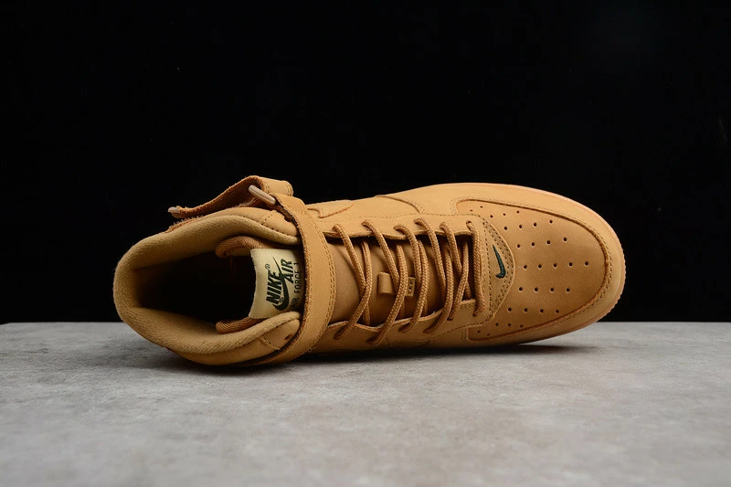 Nike Air Force 1'07 High LV8 Wheat Flax Brown Mens Shoes 719889-200 - Image 3