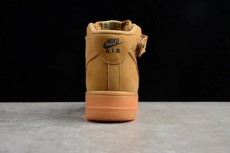 Nike Air Force 1'07 High LV8 Wheat Flax Brown Mens Shoes 719889-200 - Image 4