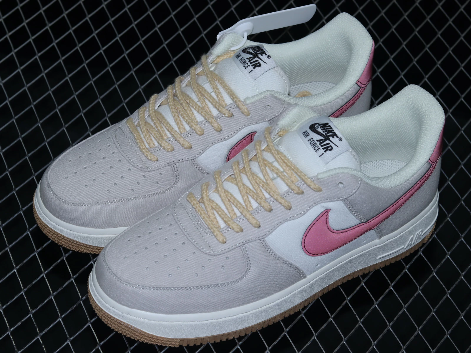 Nike Air Force 1 07 Low Dark Red Cream Brown DG2296-019 - Image 6