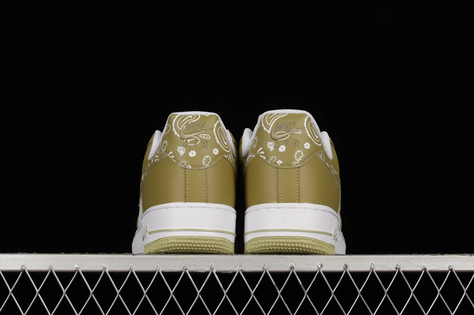 Nike Air Force 1 07 Low Paisley Avocado Green White XM6386-556 - Image 3