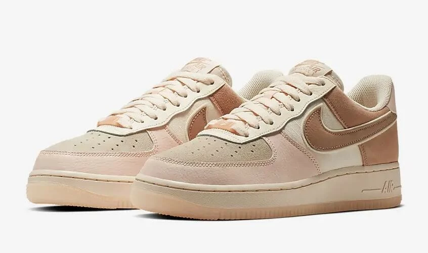 Nike Air Force 1'07 Low Premium Washed Coral Guava Ice Rose Gold 896185-603
