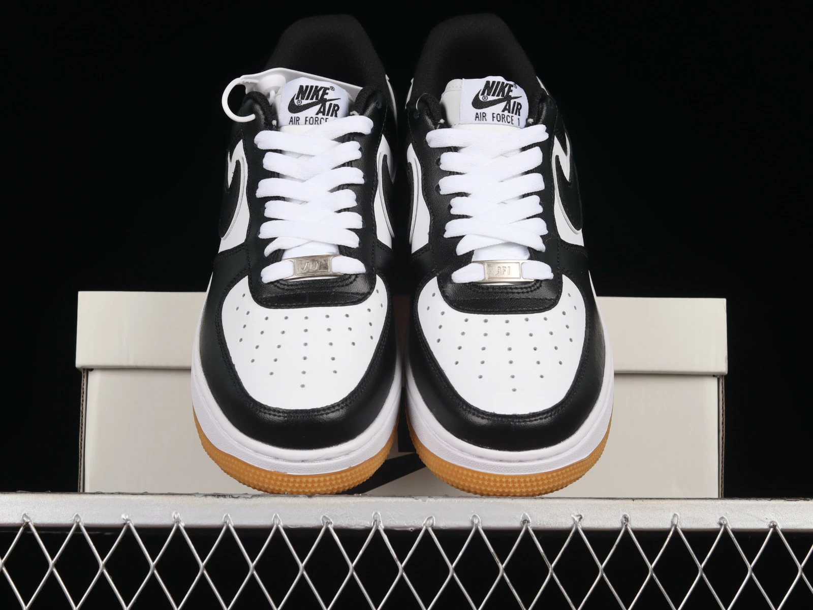 Nike Air Force 1 07 Low White Black Gum AW2296-002 - Image 2
