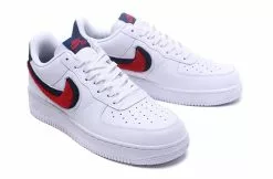 Nike Air Force 1'07 Lv8 Chenille Swoosh Blue White Void University Red 823511-106