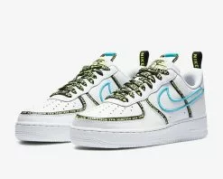 Nike Air Force 1'07 Premium Worldwide Pack Blue Fury White CK7213-100