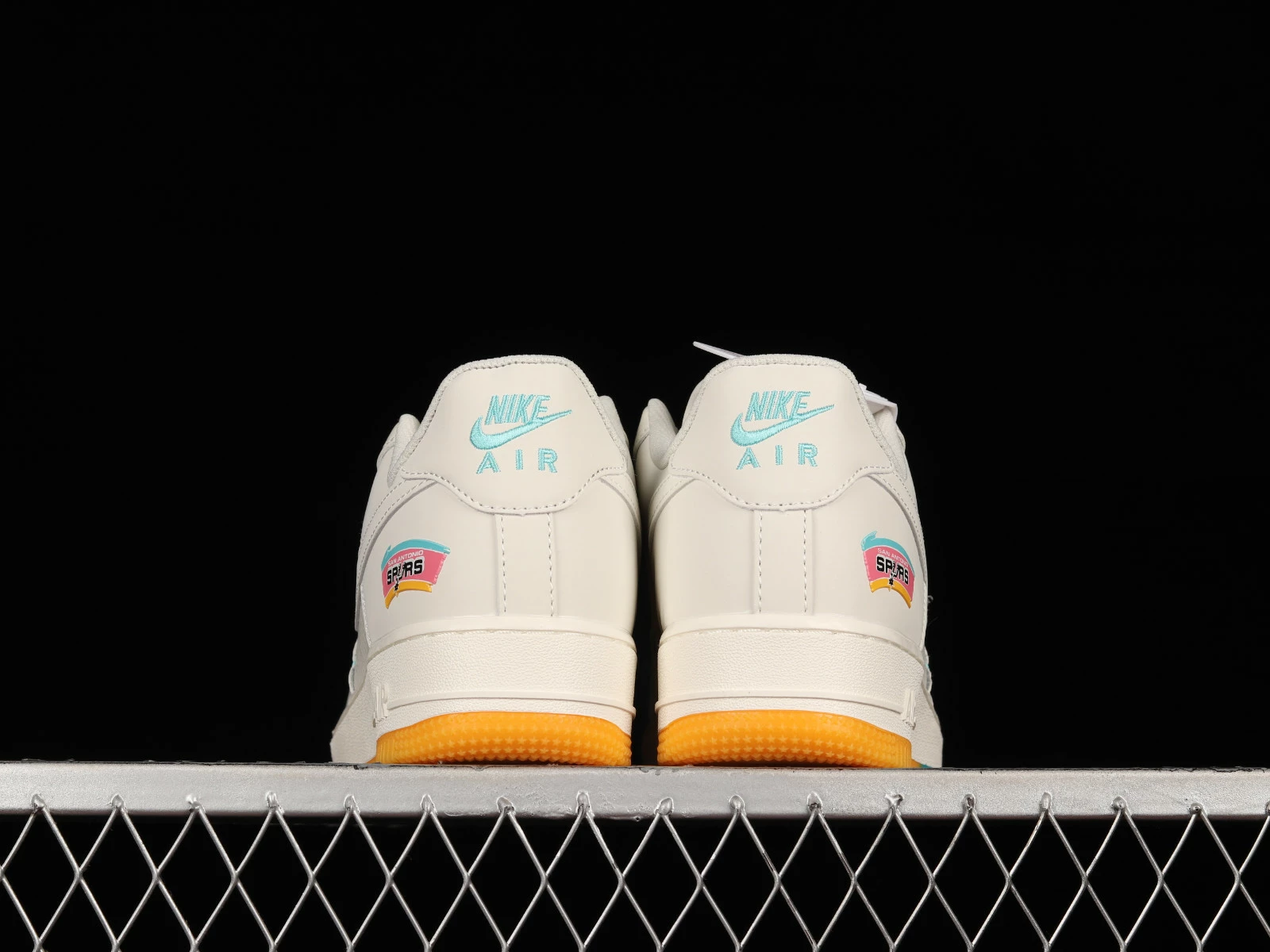 Nike Air Force 1 07 SU19 White Blue Yellow Multi-Color SA5696-123 - Image 3