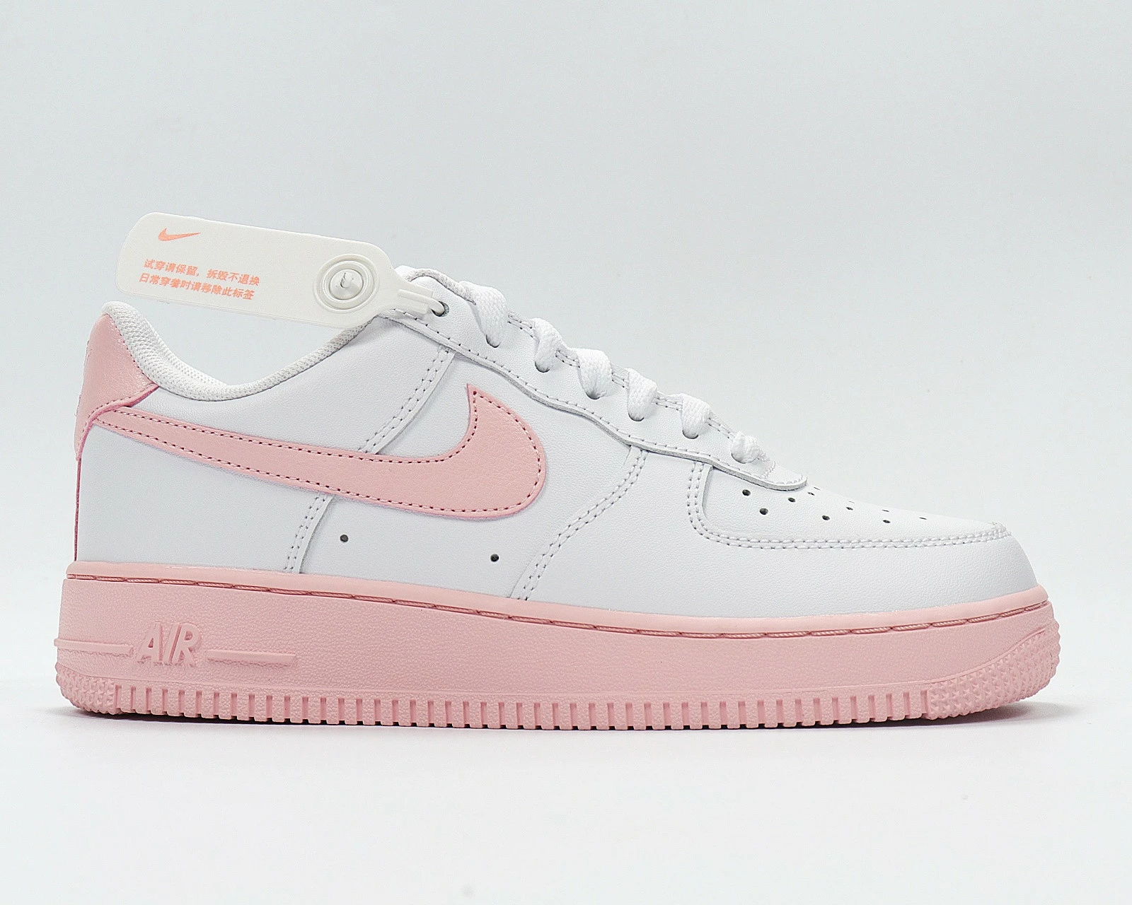 Nike Air Force 1 GS White Pink Foam Running Shoes CV7663-100