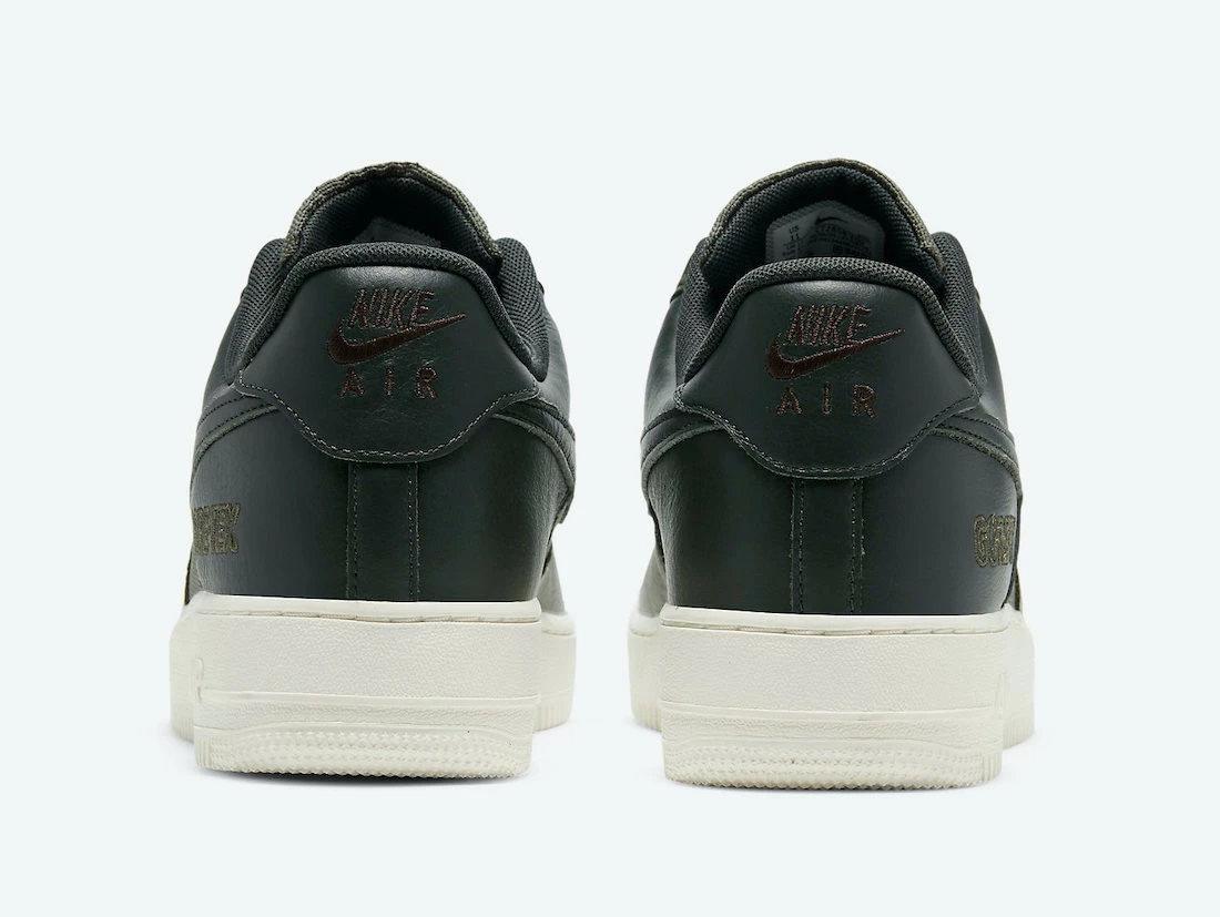 Nike Air Force 1 GTX Medium Olive Seal Brown Deepest Green CT2858-200 - Image 3
