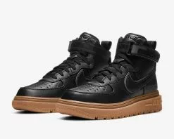 Nike Air Force 1 Gore-Tex Boot Black Gum Shoes CT2815-001