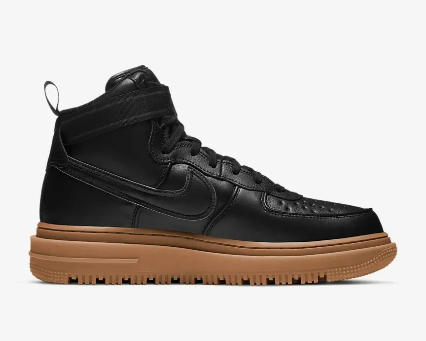Nike Air Force 1 Gore-Tex Boot Black Gum Shoes CT2815-001 - Image 2