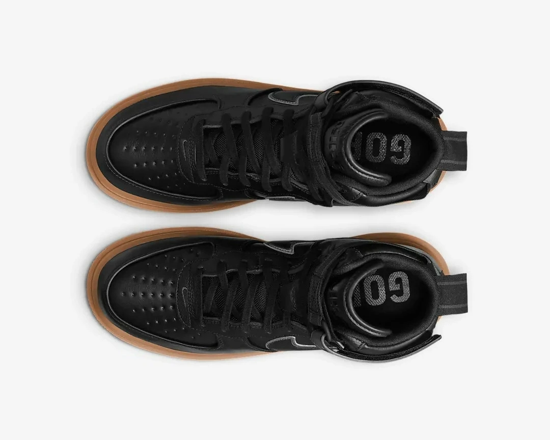Nike Air Force 1 Gore-Tex Boot Black Gum Shoes CT2815-001 - Image 3