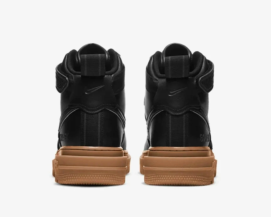 Nike Air Force 1 Gore-Tex Boot Black Gum Shoes CT2815-001 - Image 4