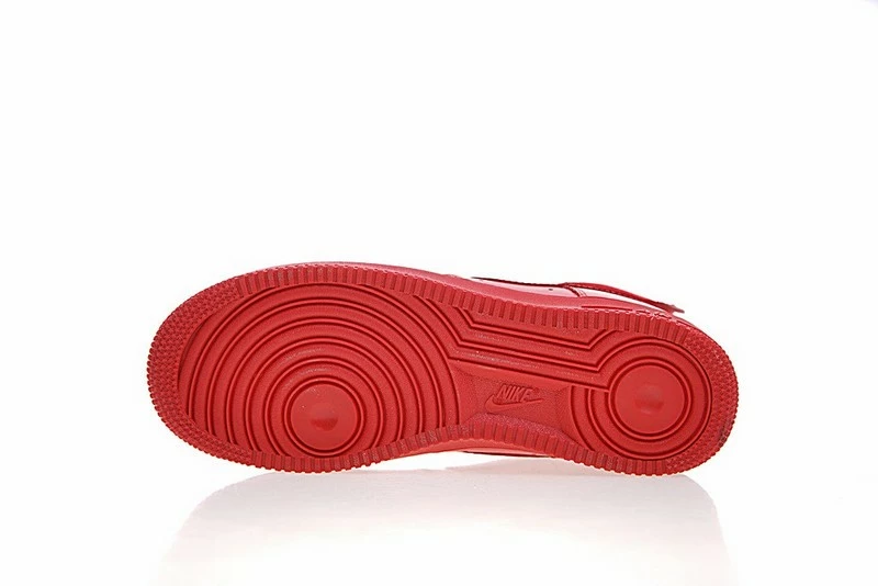 Nike Air Force 1 High ID Gym Red Casual Shoes AQ3771-991 - Image 3