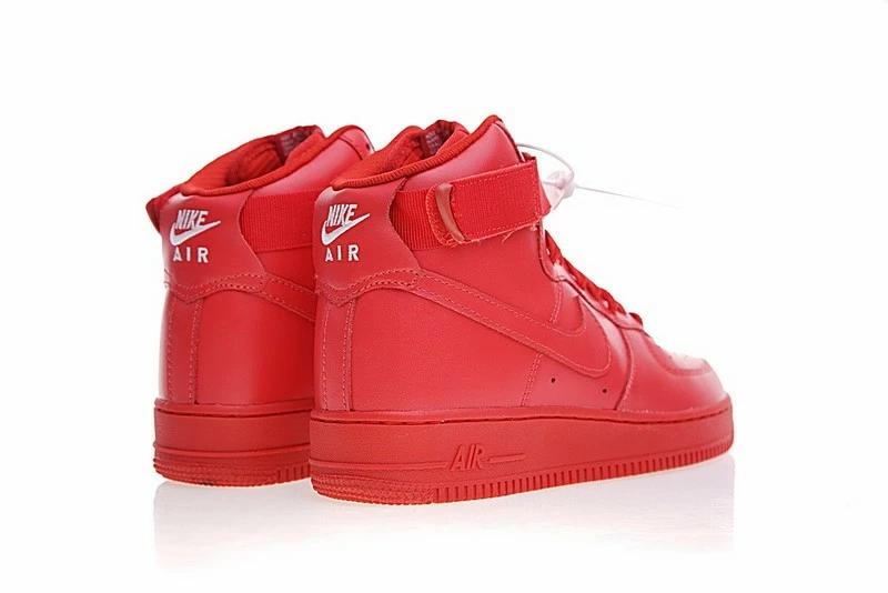 Nike Air Force 1 High ID Gym Red Casual Shoes AQ3771-991 - Image 5