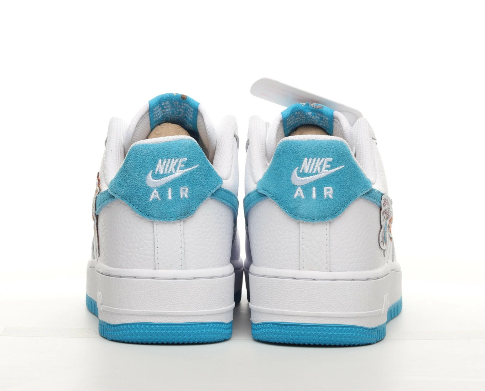 Nike Air Force 1 LV8 Low White Blue Running Shoes DJ7998-100 - Image 4