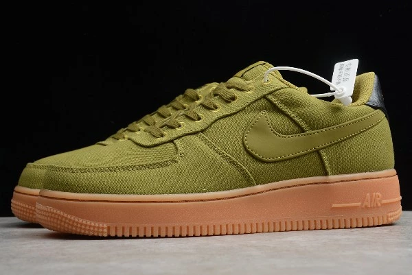 Nike Air Force 1 Low 07 Camper Green Gum Med Brown AQ0117 300 - Image 2