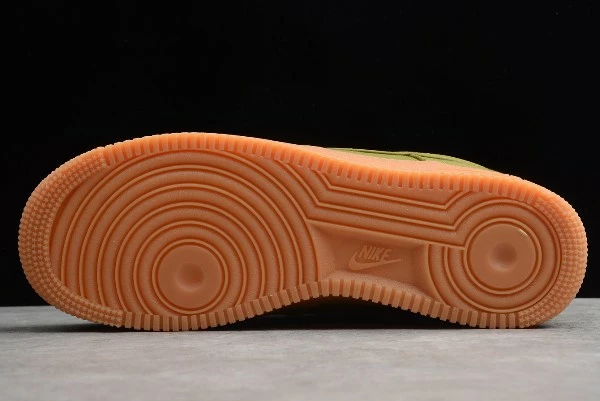 Nike Air Force 1 Low 07 Camper Green Gum Med Brown AQ0117 300 - Image 3