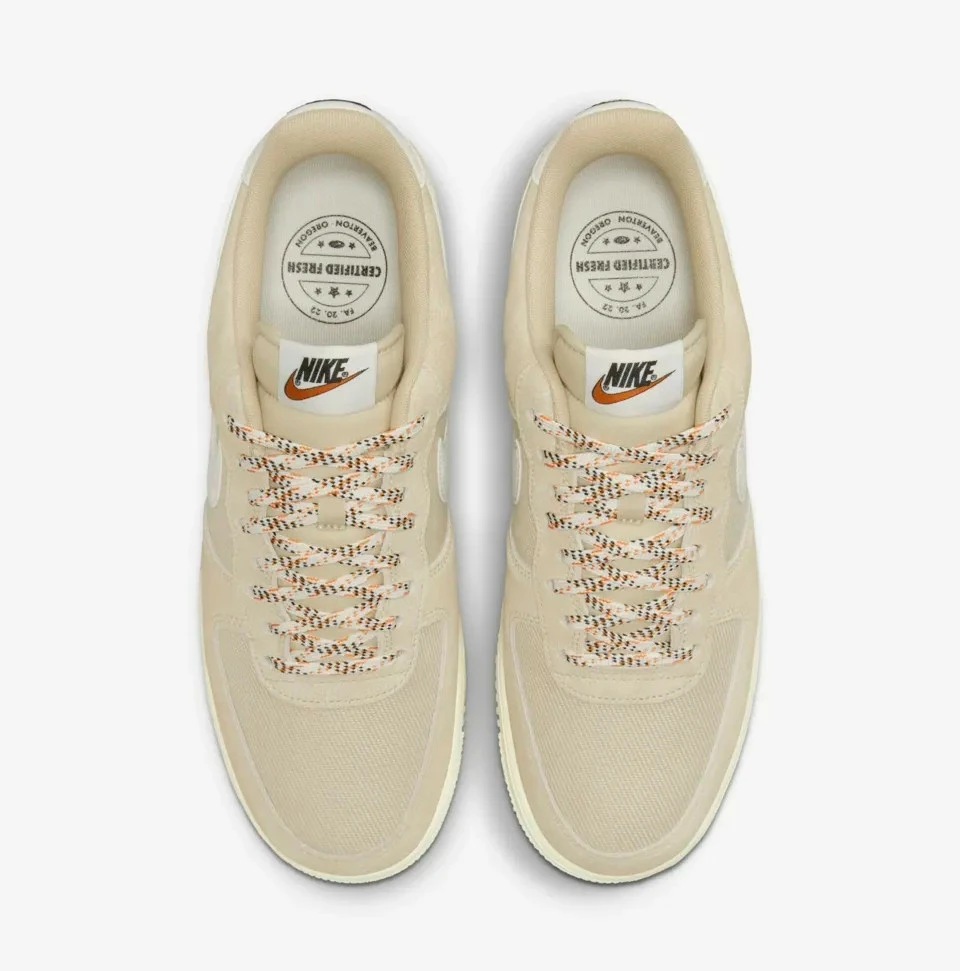 Nike Air Force 1 Low 07 LV8 Certified Fresh Rattan Alpha Orange Sail DO9801-200 - Image 3