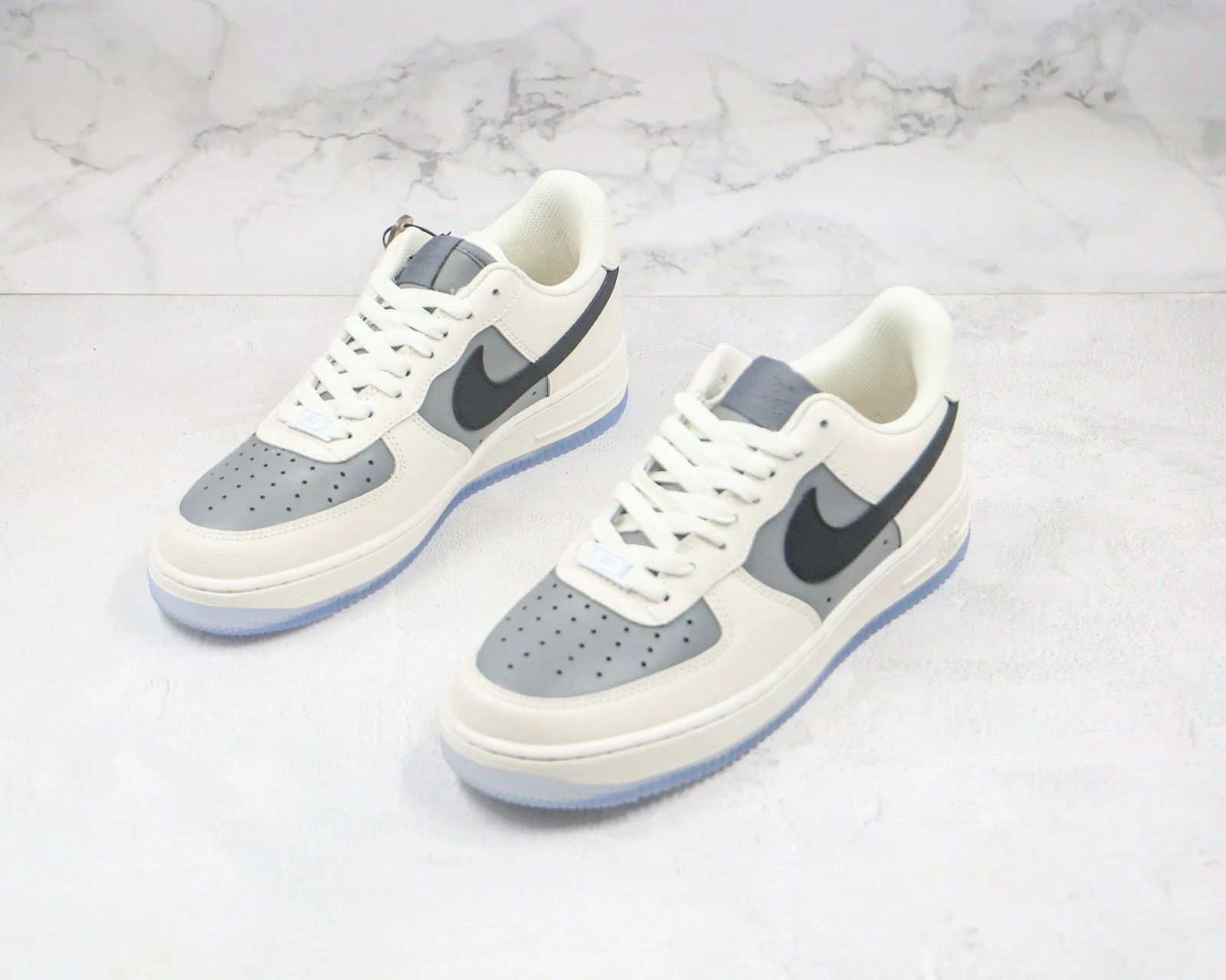 Nike Air Force 1 Low 07 Light Brown Beige Grey Black DC1405-105 - Image 9