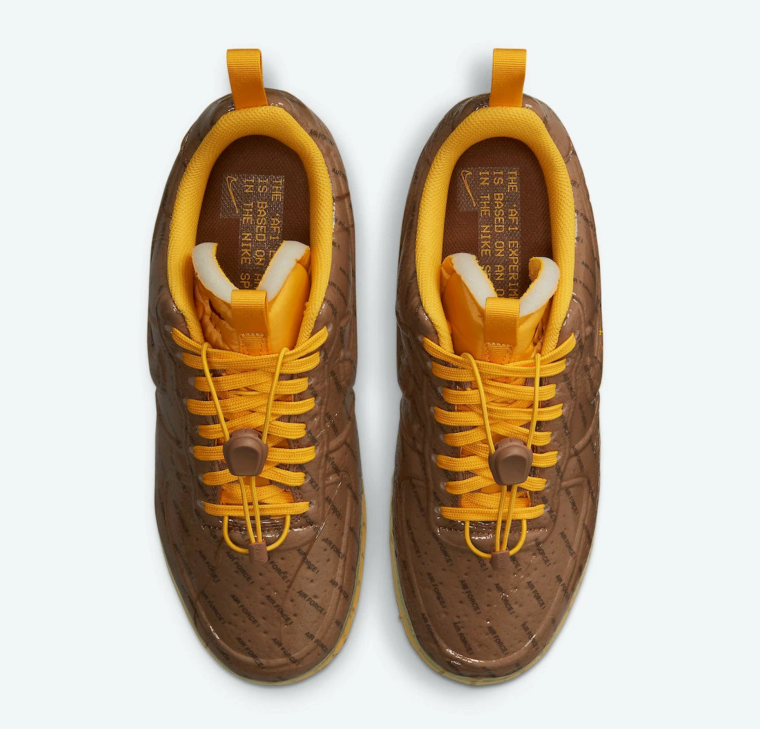 Nike Air Force 1 Low Experimental Archaeo Brown University Gold CZ1528-200 - Image 3