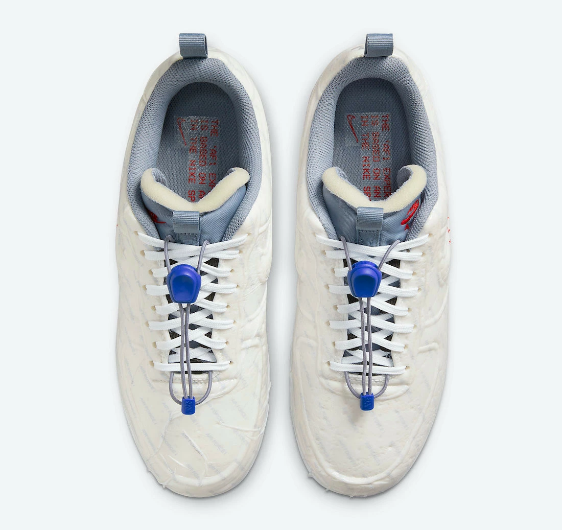 Nike Air Force 1 Low Experimental White Ghost Ashen Slate Game Royal CZ1528-100 - Image 3