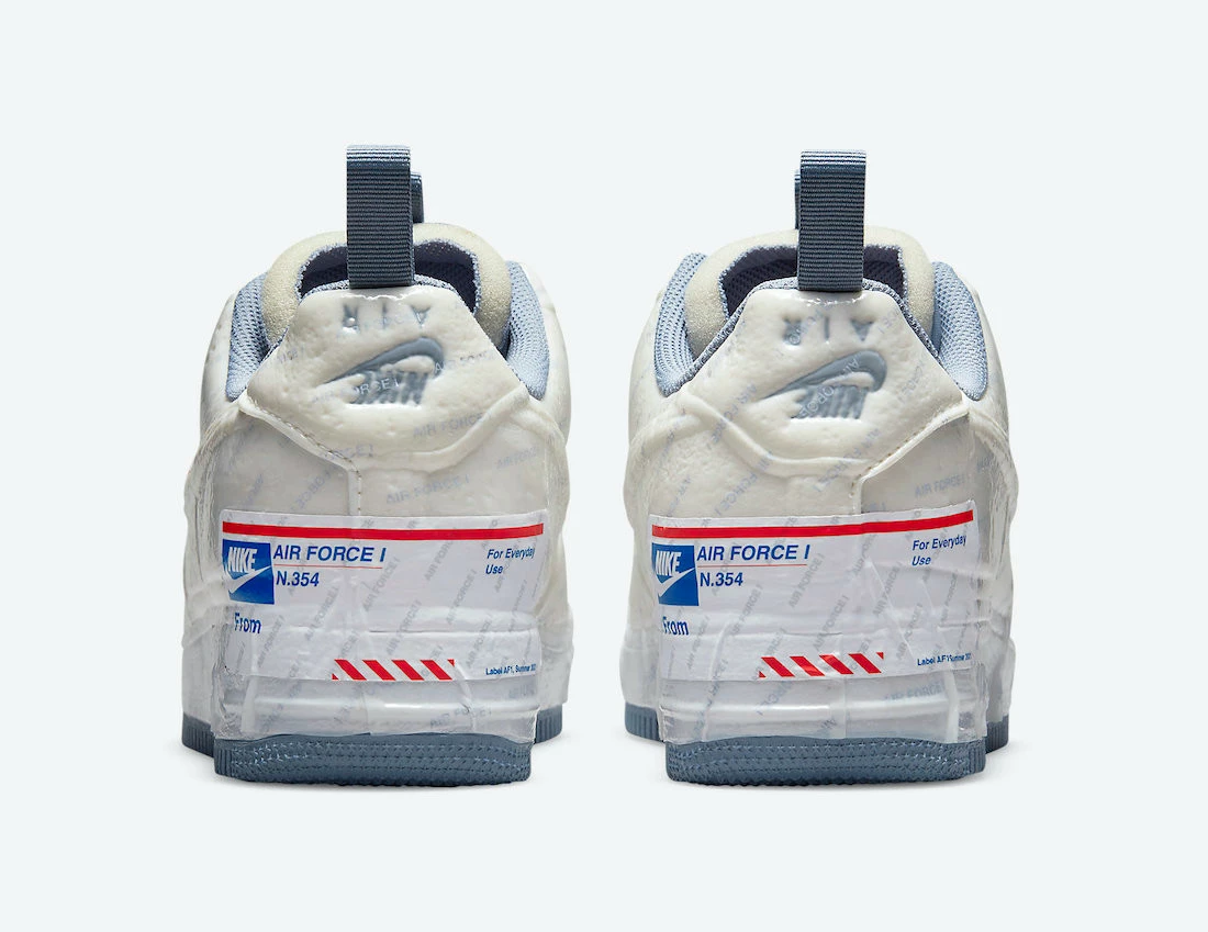 Nike Air Force 1 Low Experimental White Ghost Ashen Slate Game Royal CZ1528-100 - Image 4