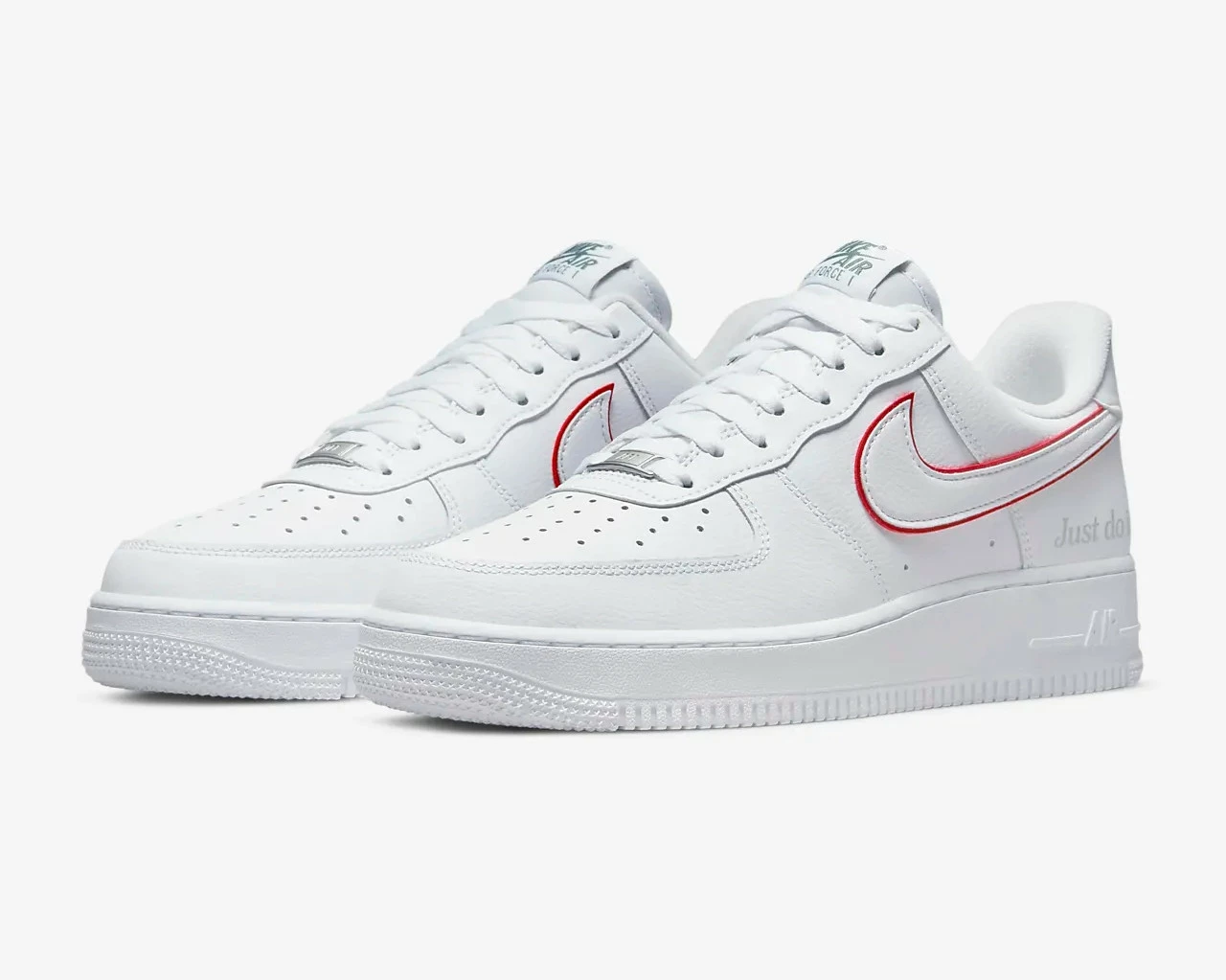 Nike Air Force 1 Low Just Do It White Red Green DQ0791-100