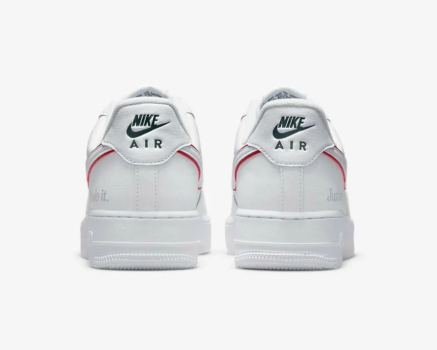 Nike Air Force 1 Low Just Do It White Red Green DQ0791-100 - Image 3