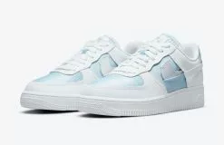 Nike Air Force 1 Low LXX Glacier Blue White Black Shoes DJ9880-400