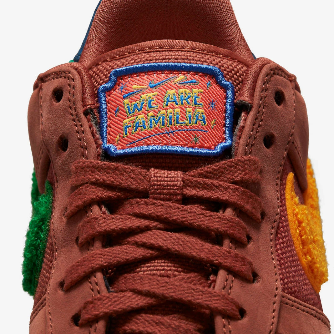 Nike Air Force 1 Low La Familia Redstone Del Sol DV5153-600 - Image 8