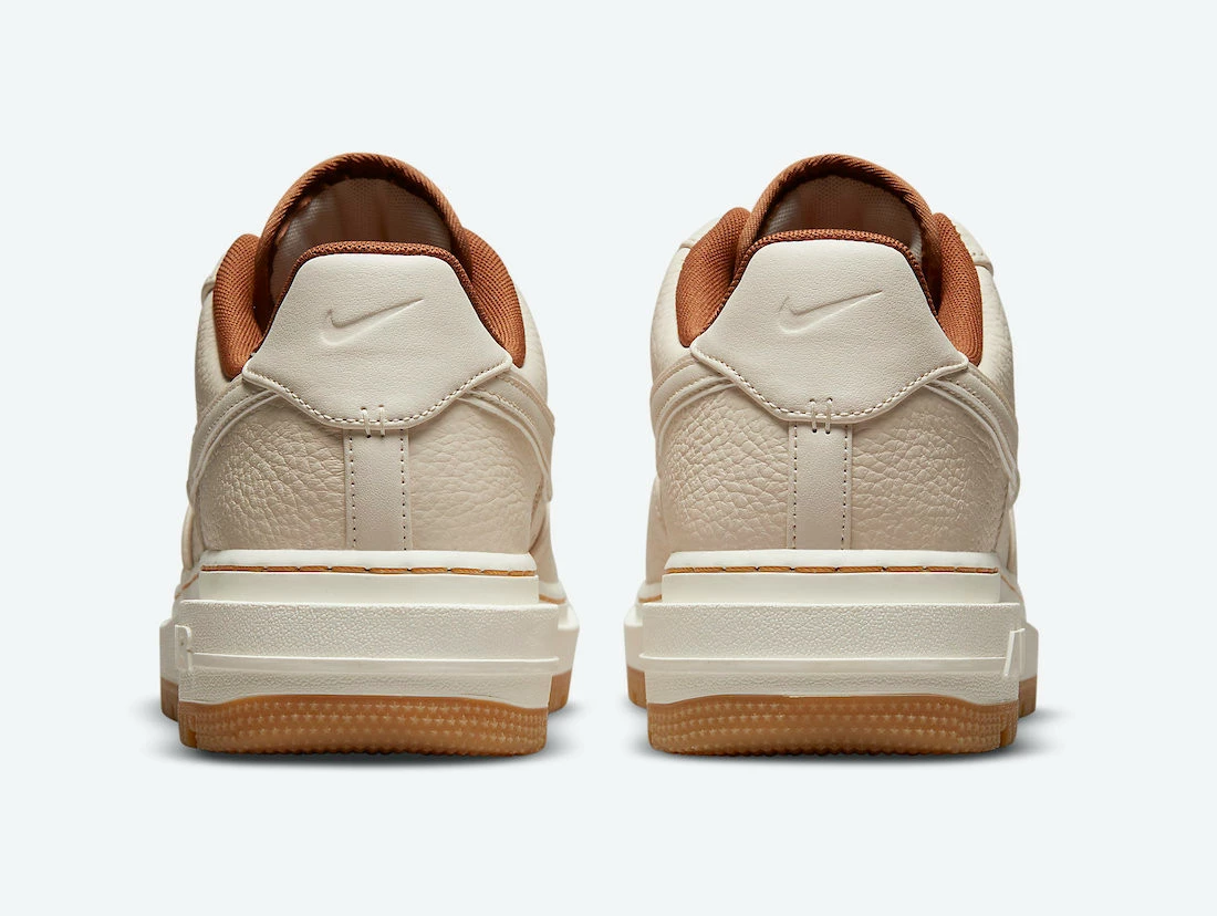 Nike Air Force 1 Low Luxe Pearl White Pecan Gum Yellow Pale Ivory DB4109-200 - Image 4
