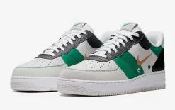 Nike Air Force 1 Low PRM Vast Grey Green White Black Shoes CI0065-100