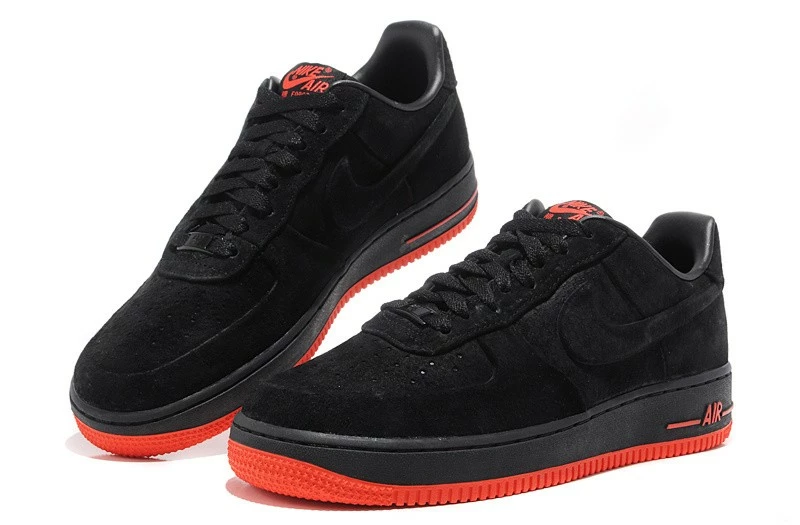 Nike Air Force 1 Low VT PRM Suede Black Orange 472500-003