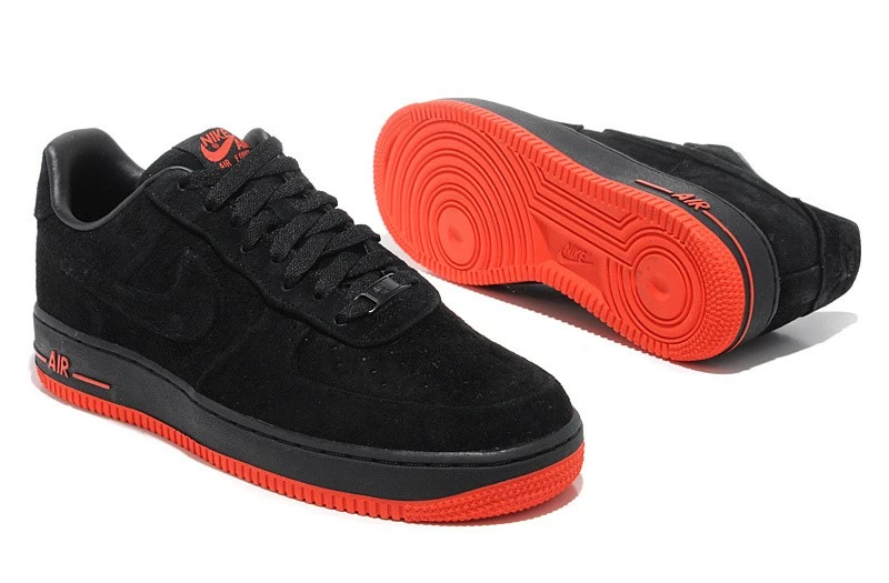 Nike Air Force 1 Low VT PRM Suede Black Orange 472500-003 - Image 2