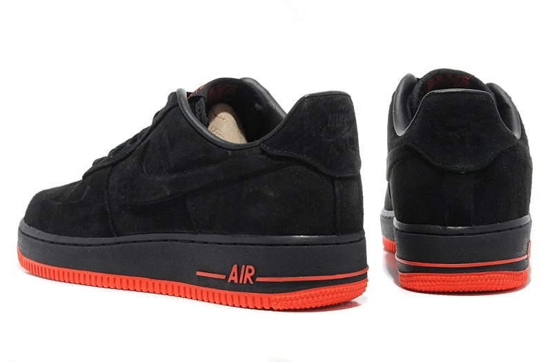 Nike Air Force 1 Low VT PRM Suede Black Orange 472500-003 - Image 3