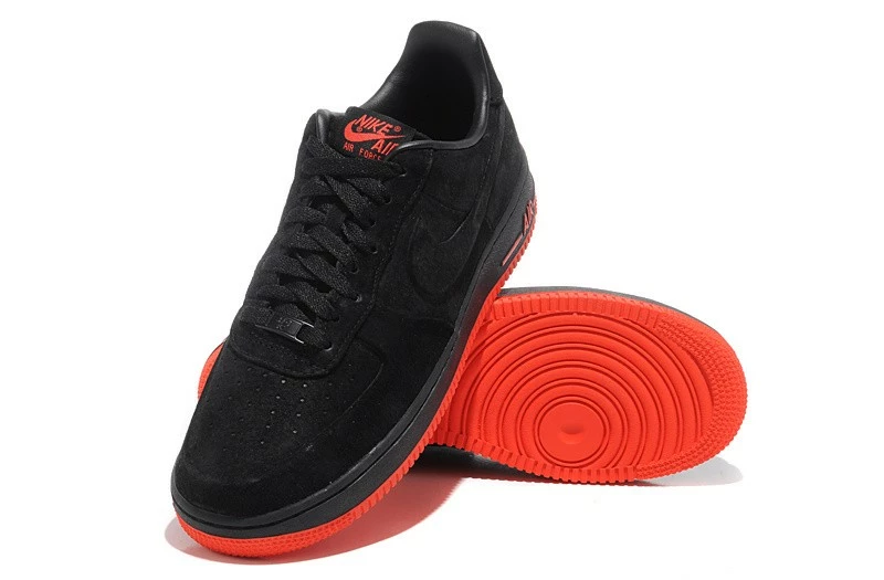 Nike Air Force 1 Low VT PRM Suede Black Orange 472500-003 - Image 4