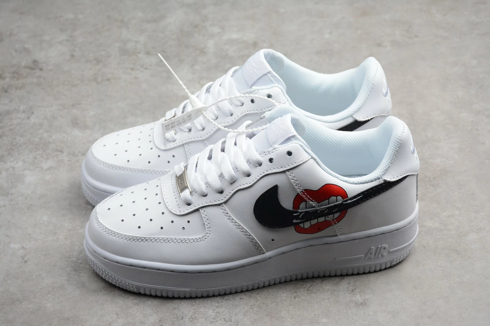 Nike Air Force 1 Low White Black Red AO3620 108 - Image 6