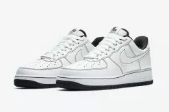 Nike Air Force 1 Low White Black Running Shoes CV1724-104