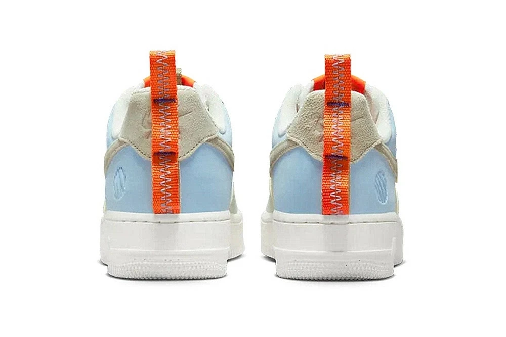 Nike Air Force 1 Low White Blue Orange DX6042-111 - Image 3