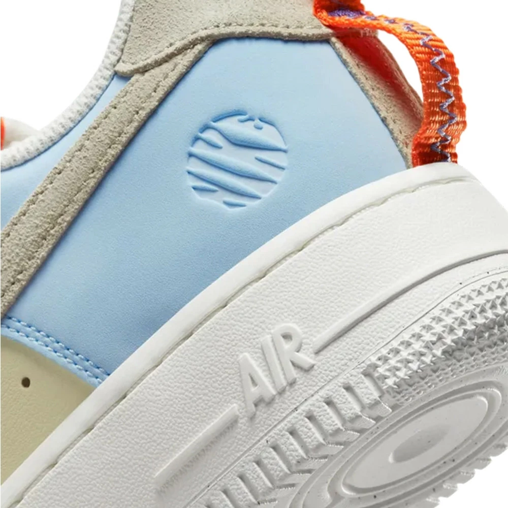 Nike Air Force 1 Low White Blue Orange DX6042-111 - Image 6