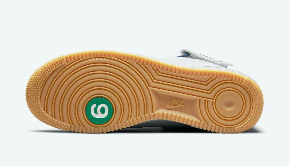 Nike Air Force 1 Mid QS Jewel NYC White Midnight Navy DH5622-100 - Image 5