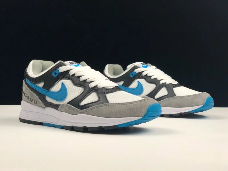 Nike Air Span II Laser Blue Black Grey White Sneakers AH8047-001