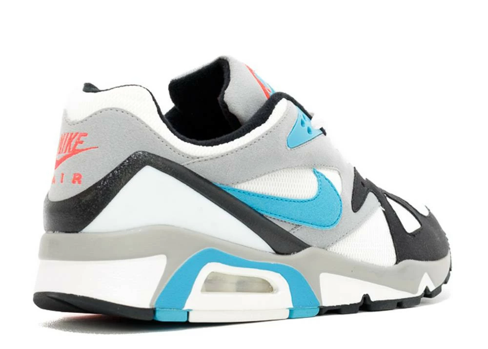 Nike Air Structure Triax 91 Metallic Summit White Infrared Neo Black Teal 318088-131 - Image 2
