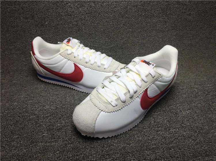 Nike Classic Cortez AW QS White Red Blue Running Shoes 847759-164 - Image 3