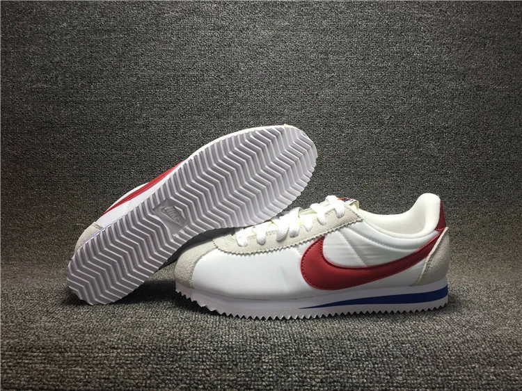 Nike Classic Cortez AW QS White Red Blue Running Shoes 847759-164 - Image 5